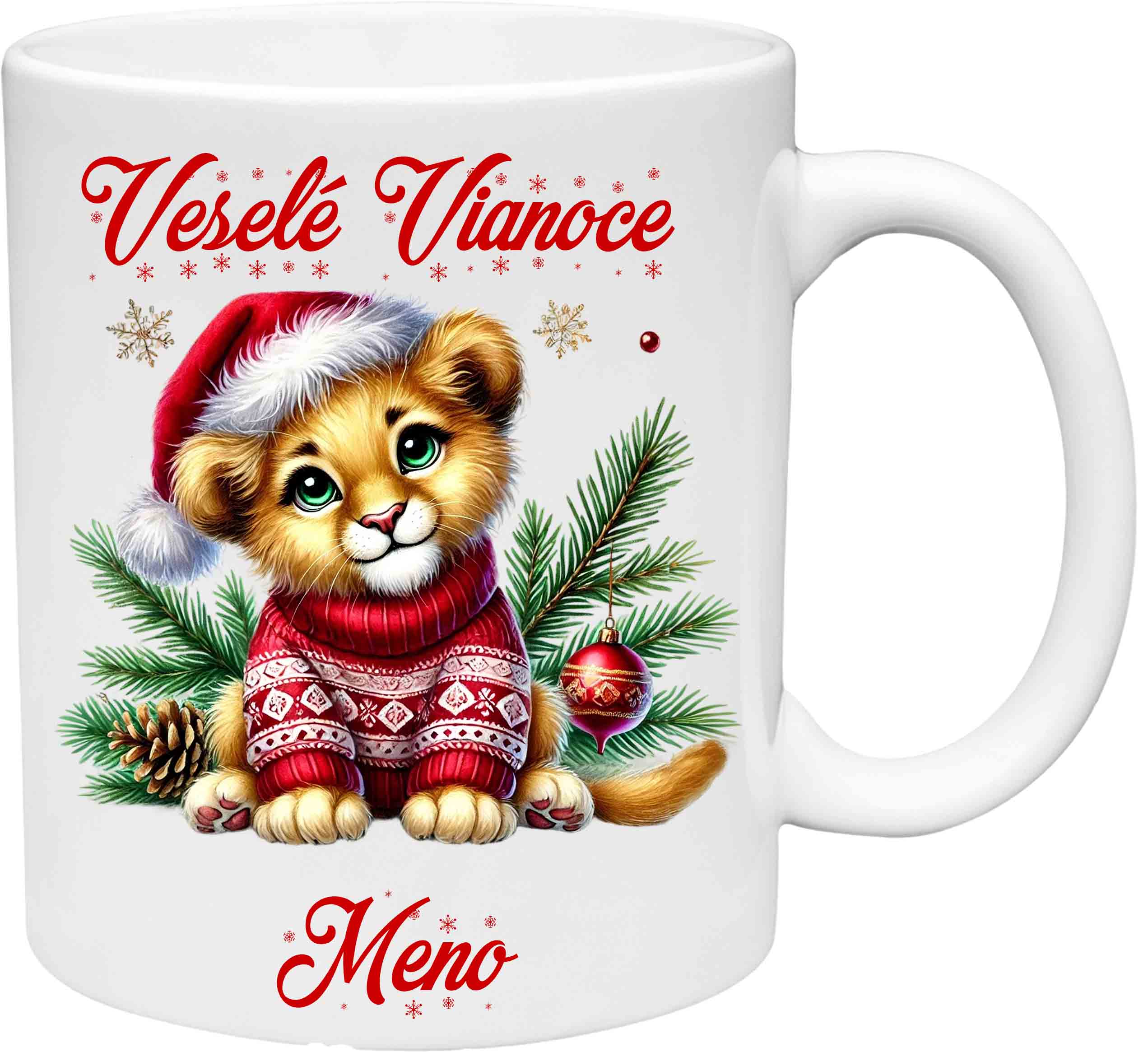 Vianočné hrnčeky so zvieratkami 