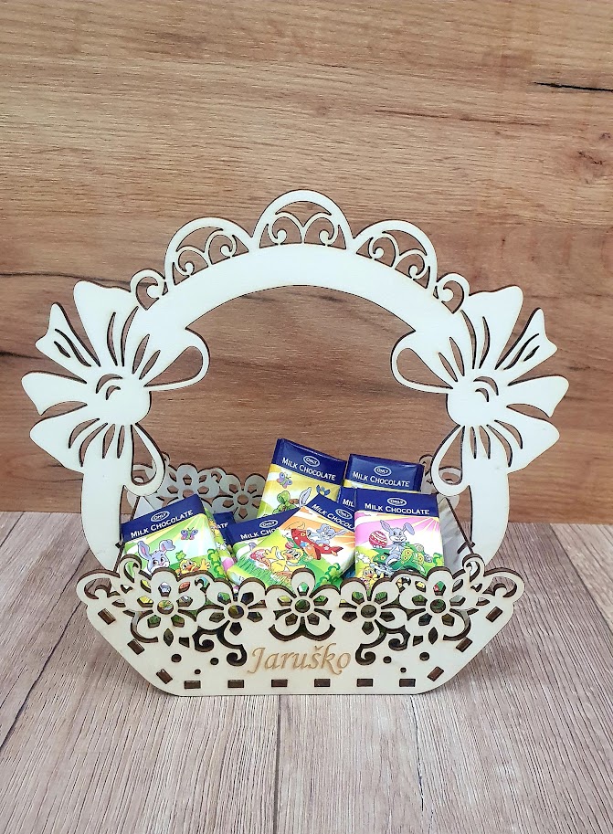 Drevené košíky na výslužky