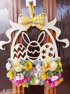 Drevené dekorácie na dvere