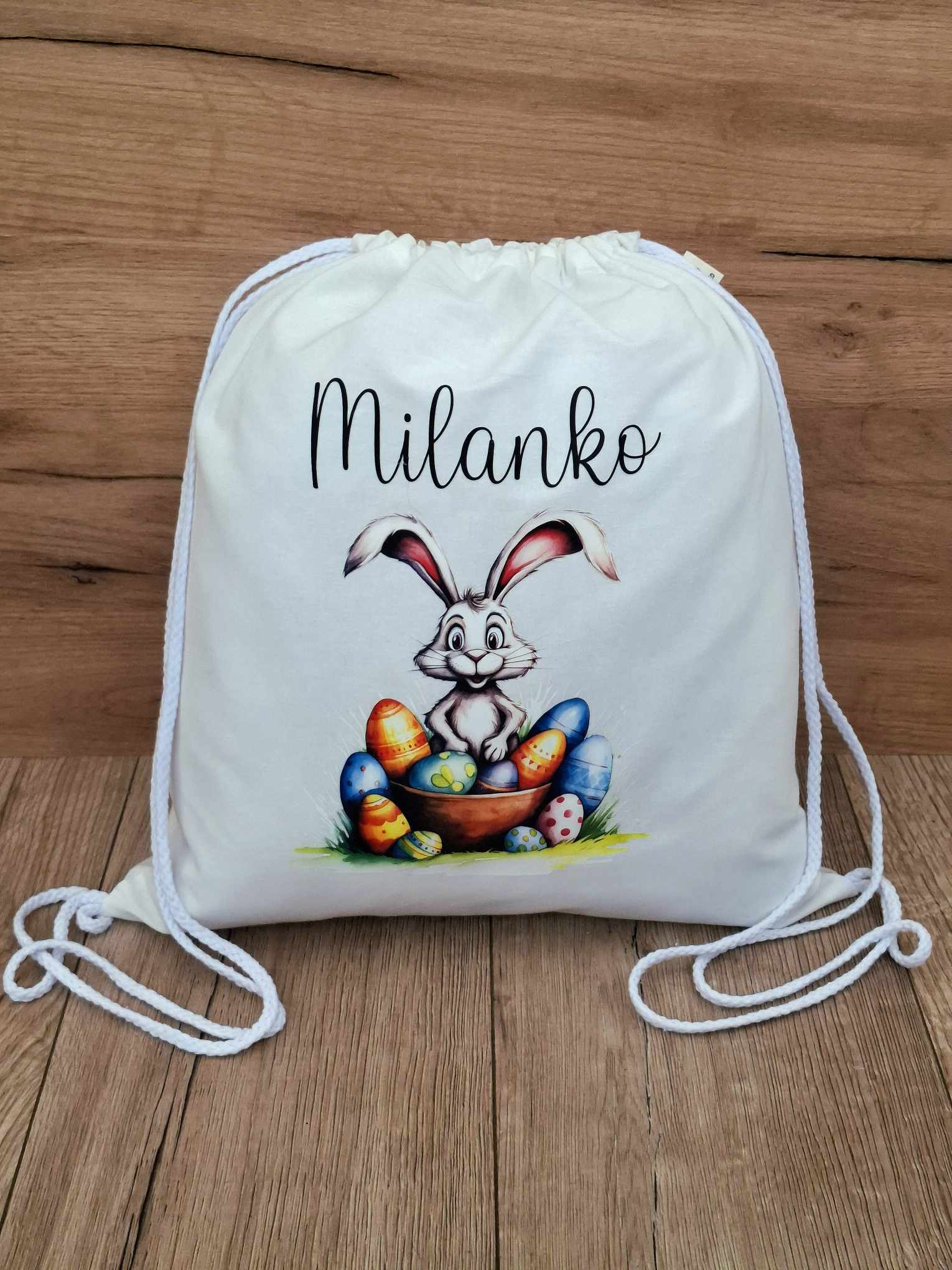 Veľkonočné bavlnené vrecúško