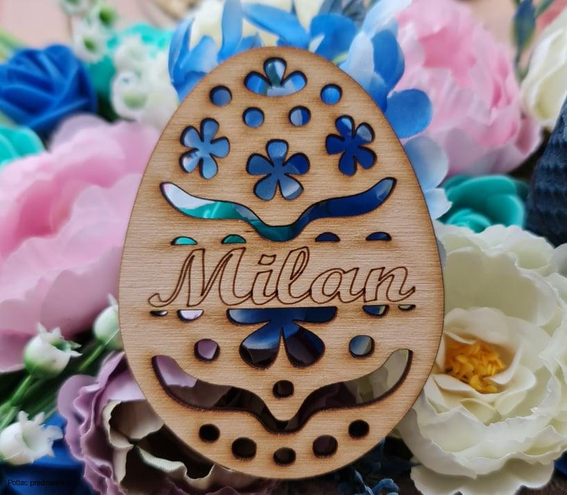 Drevený zajačik - dievča