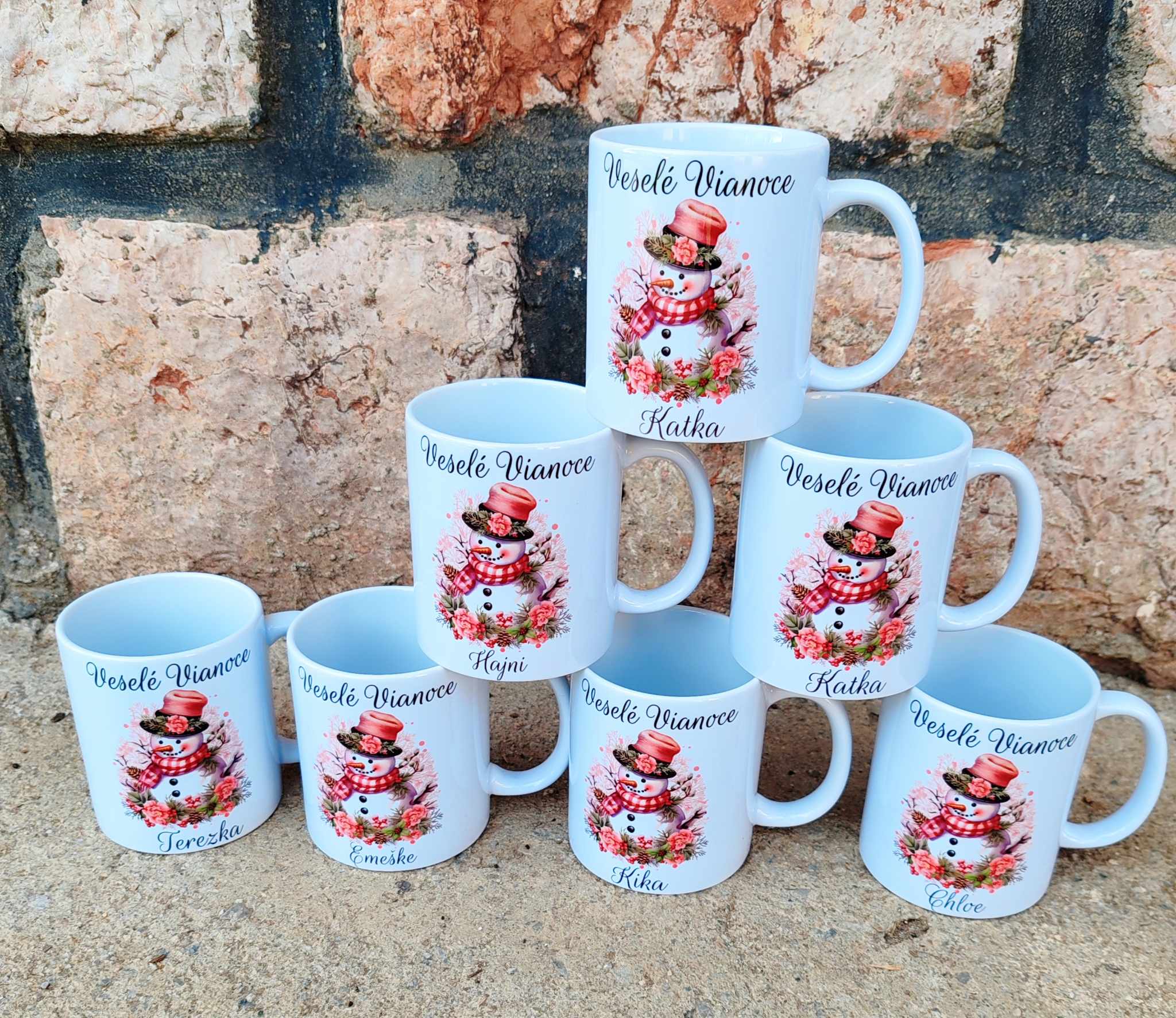 Hrnček Vianočné auto 2  (s krabičkou)