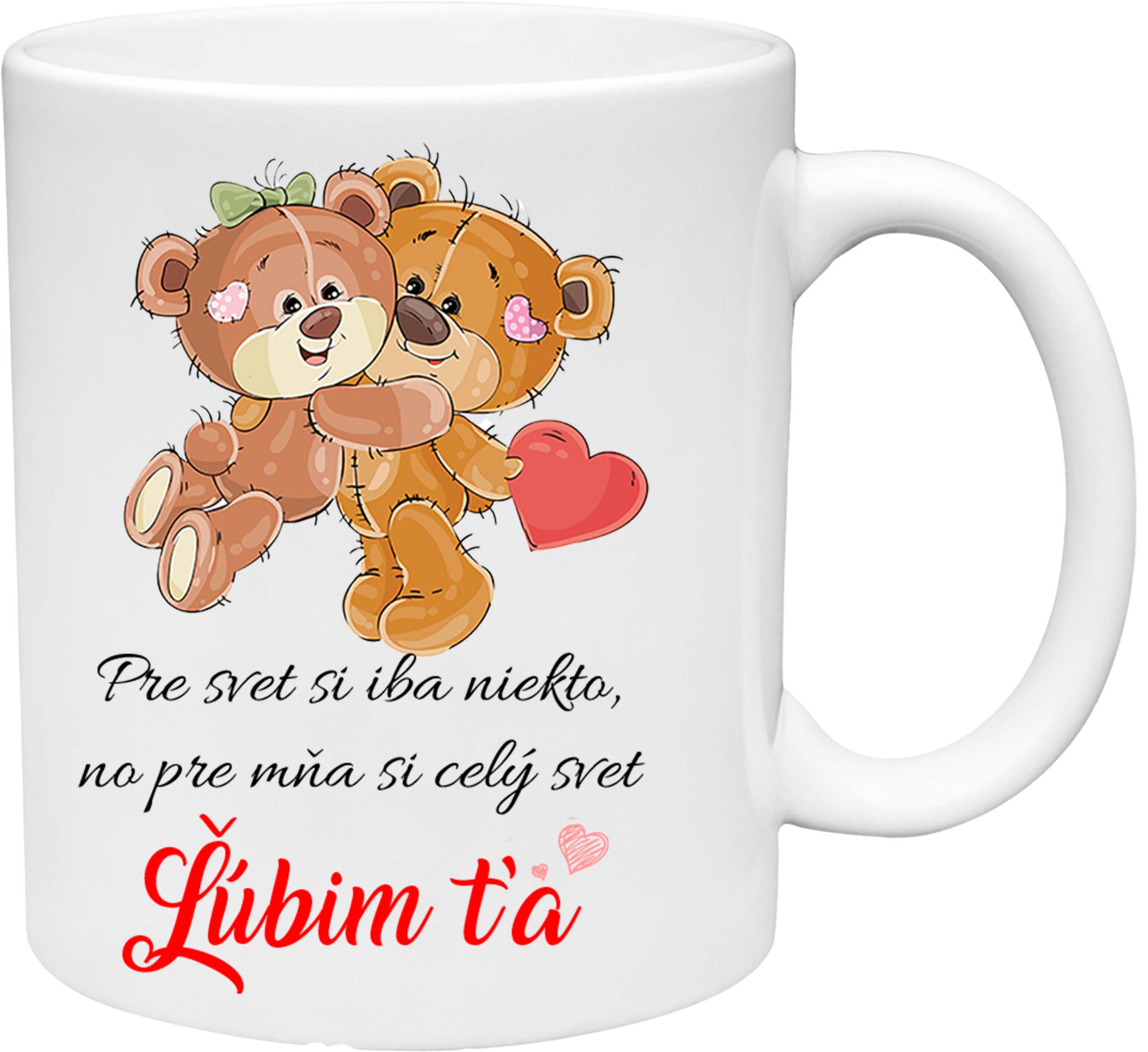 Hrnček Pre svet si iba niekto, no pre mňa si celý svet (s krabičkou)