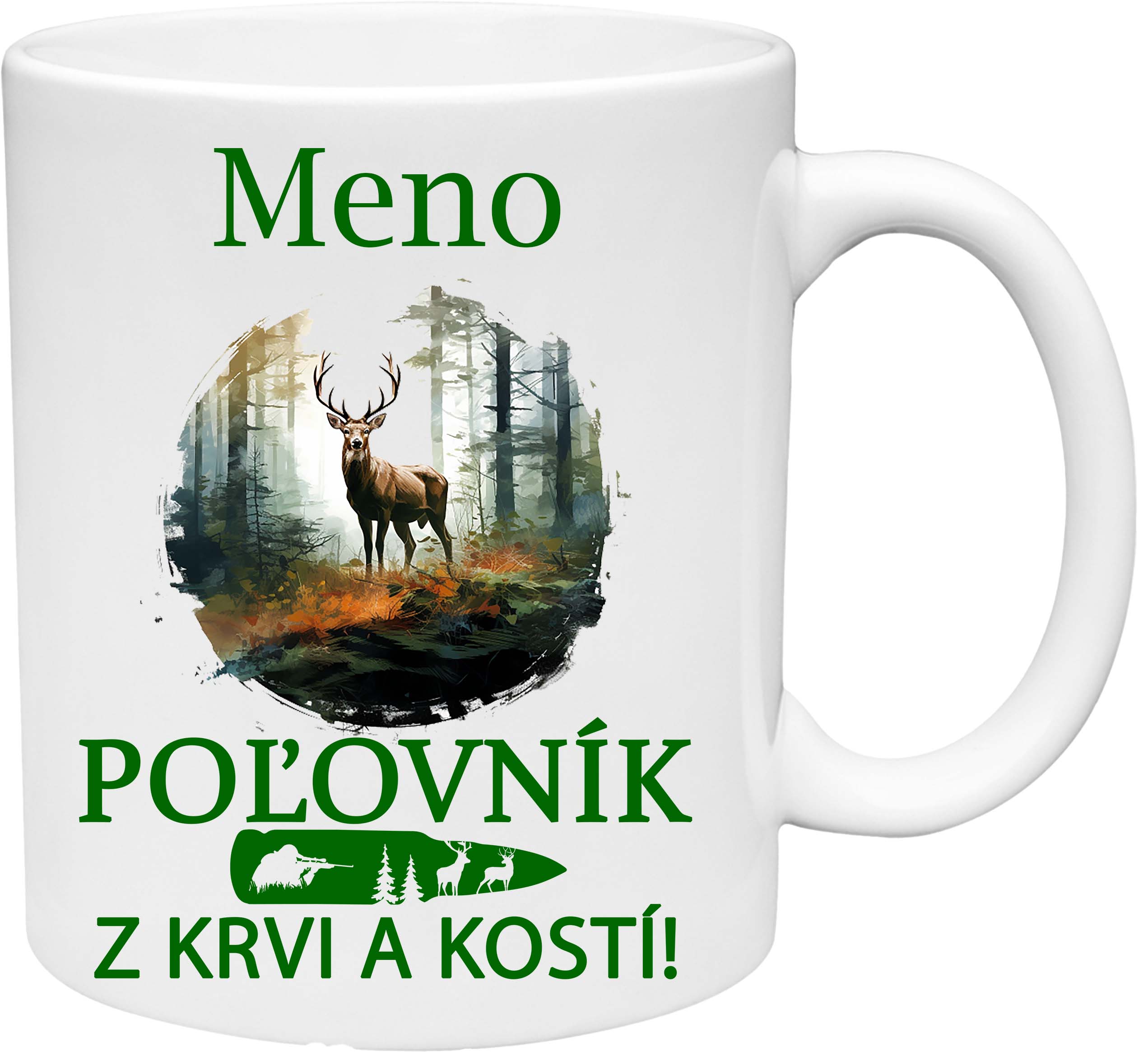 Hrnček Poľovník z krvi a kostí (s krabičkou)