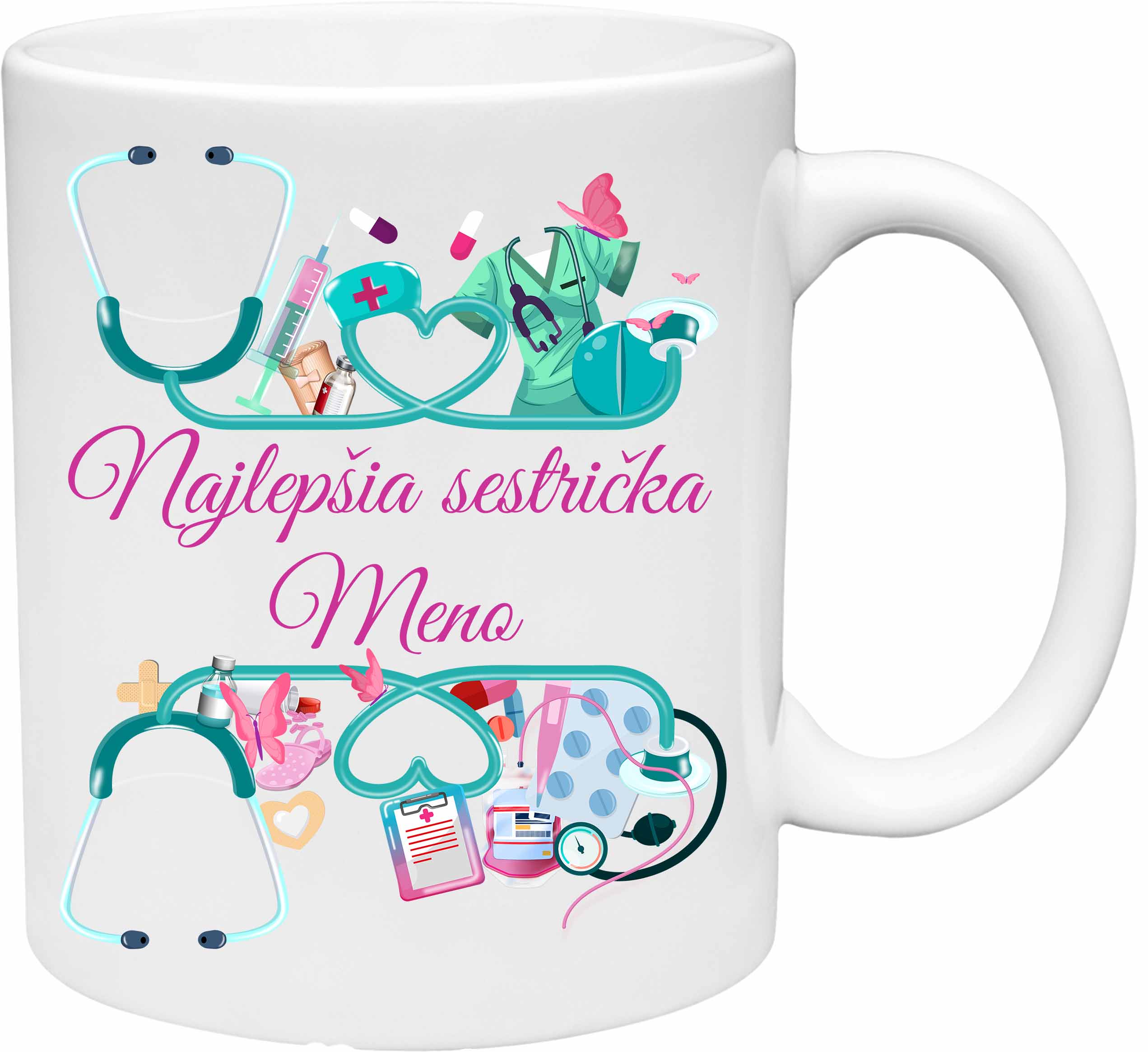 Hrnček Najlepšia sestrička (s krabičkou)