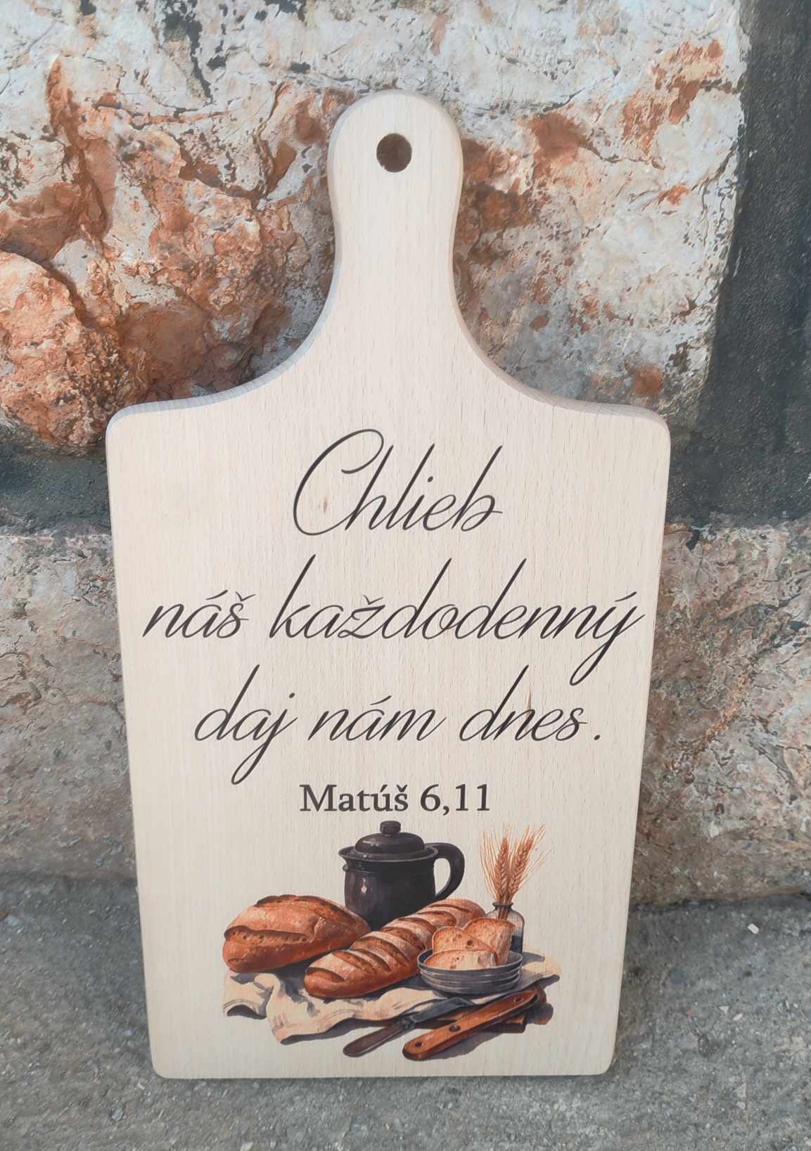 Lopárik  Chlieb  náš každodenný  daj nám dnes.