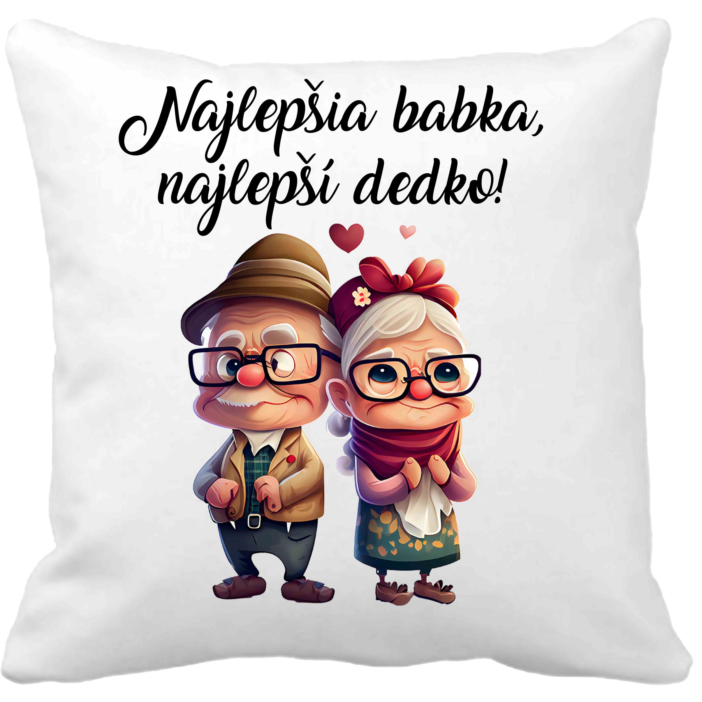 Vankúš - Najlepšia babka, najlepší dedko! 1