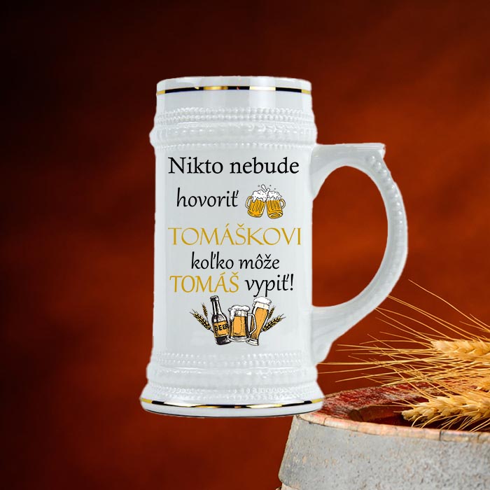 Pivný krígeľ Nikto nebude hovoriť