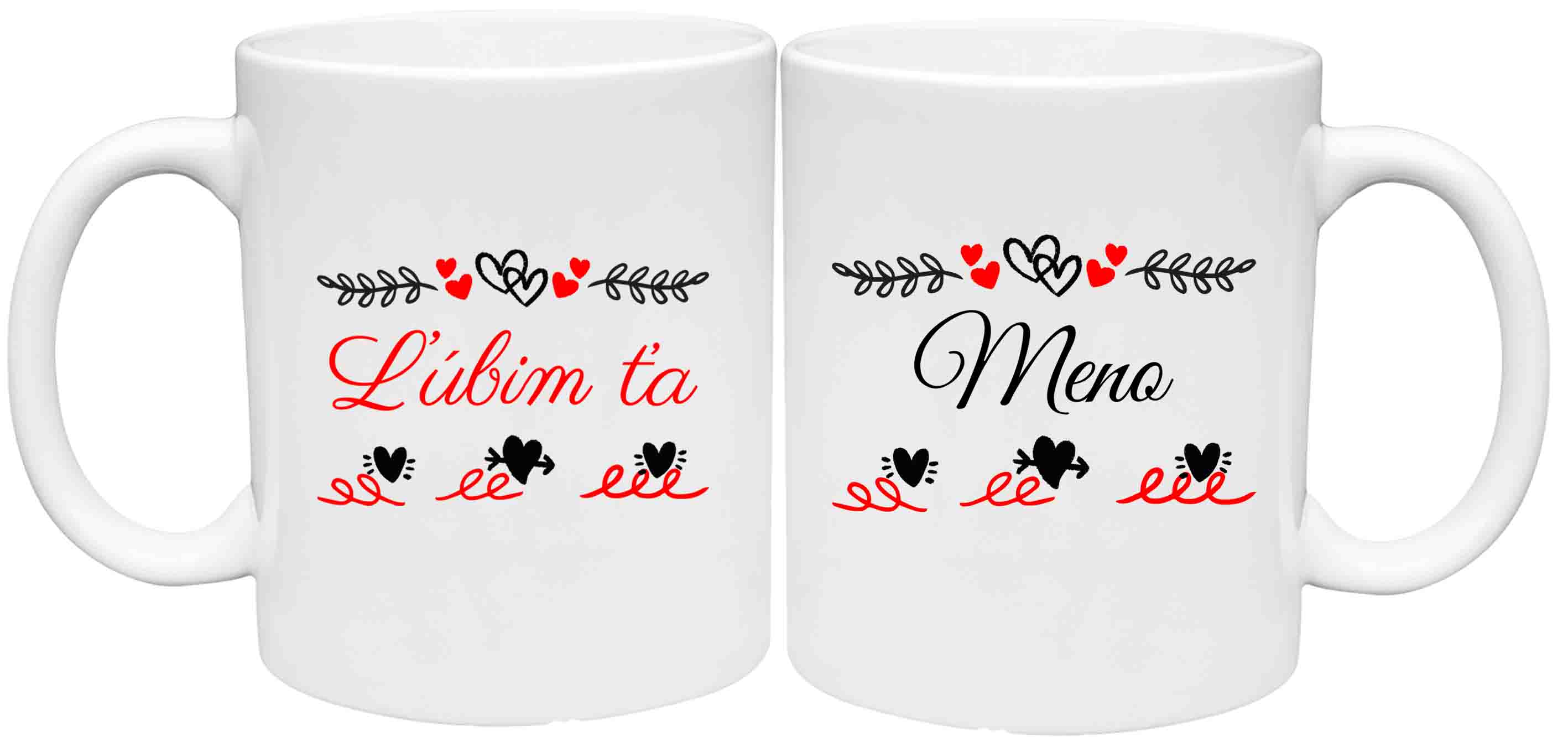 Hrnček Ľúbim ťa s menom (s krabičkou)