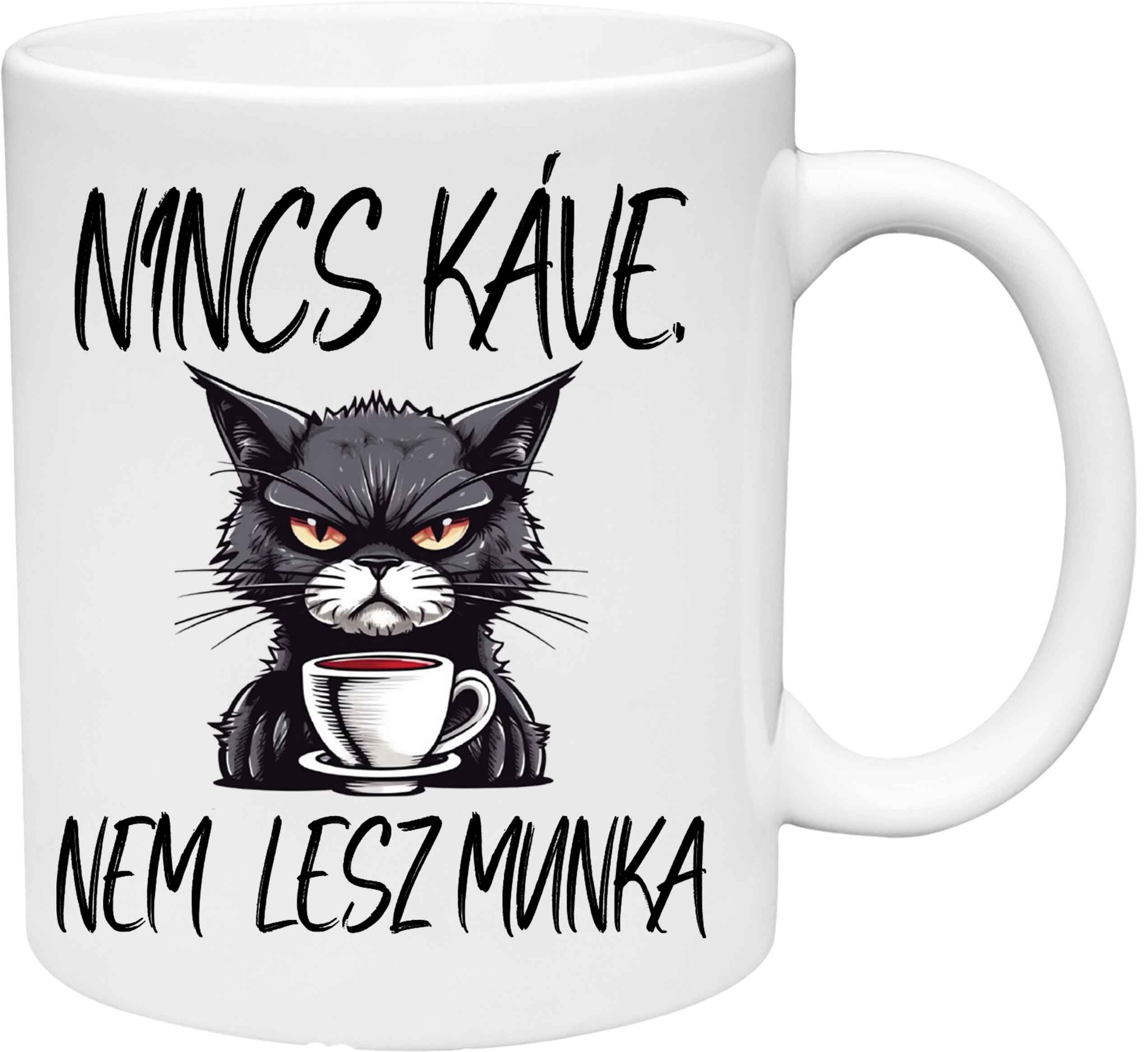 Hrnček 2 Nincs káve, nem lesz munka (s krabičkou)