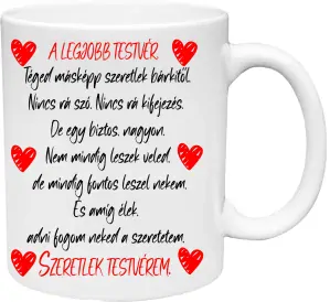 Hrnček A legjobb testvér (s krabičkou)