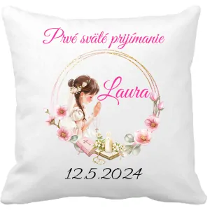 Pamätný vankúšik na prvé sväté prijímanie 2 (dievča)