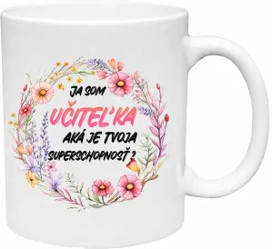 Hrnček Ja som učiteľka. Aká je tvoja superschopnosť? (s krabičkou)