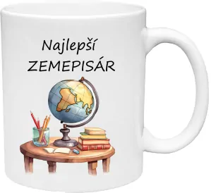Hrnček  Najlepší zemepisár  (s krabičkou)