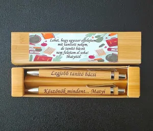 Sada Bambusové pero a pentelka Legjobb tanító bácsi
