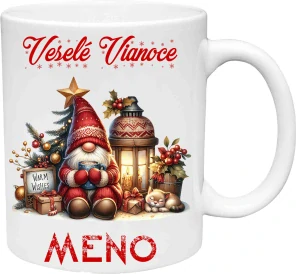 Hrnček Vianočný škriatok 1 (s krabičkou)