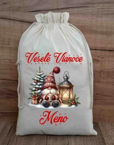 Vrecko Veselé Vianoce škriatok 2