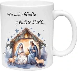 Hrnček Na neho hľaďte a budete žiariť...(s krabičkou)