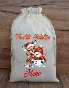 MIKULÁŠSKE VRECKO S MENOM-  Sobík 3