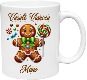 Hrnček Veselé  Vianoce Medovník 1 (s krabičkou)