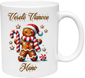 Hrnček Veselé Vianoce Medovník 4 (s krabičkou)
