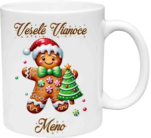 Hrnček Veselé Vianoce Medovník 6 (s krabičkou)