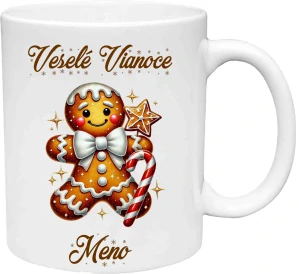Hrnček Veselé Vianoce Medovník 8 (s krabičkou)