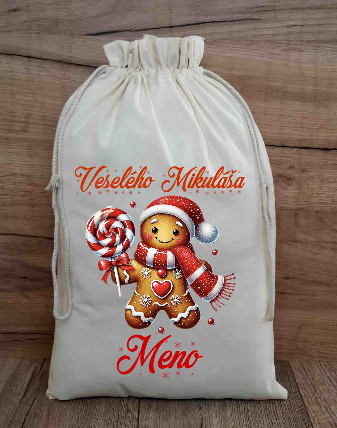 MIKULÁŠSKE VRECKO S MENOM- Medovník 2 