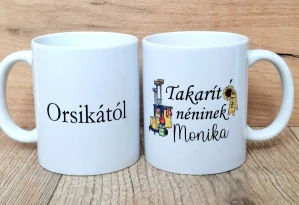 Hrnček takarító néninek (s krabičkou)