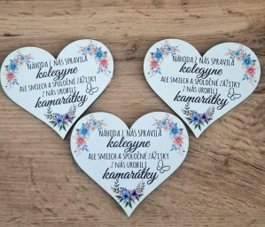 Magnetka srdiečko Náhoda z nás spravila kolegyne ...