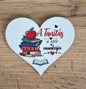 Magnetka srdiečko A tanítás a szív munkája