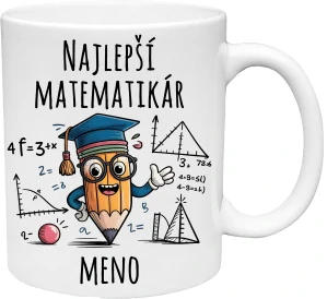 Hrnček Najlepší matematikár (s krabičkou)