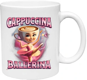 Hrnček cappuccina ballerina  (s krabičkou)