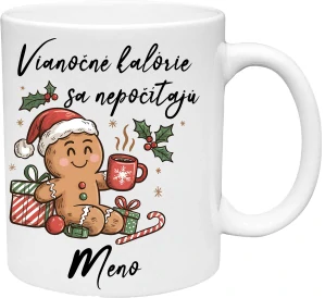 Hrnček Vianočné kalórie sa nepočítajú (s krabičkou)