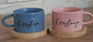 Hrnček Makrónka  Keresztapa - Keresztanya