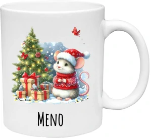 Hrnček Vianočná myška (s krabičkou)