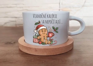 Hrnček Makrónka - Vianočné kalórie sa nepočítajú...