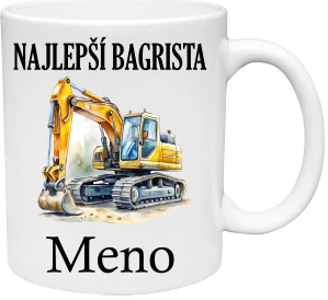 Hrnček Najlepší bagrista (s krabičkou)