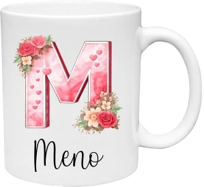 Hrnček Iniciálk láska s vlastným Menom (s krabičkou)