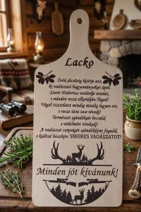 Personalizovaný poľovnícky lopárik maďarská verzia