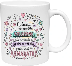 Hrnček Náhoda z nás urobila kolegyne ...4(s krabičkou)