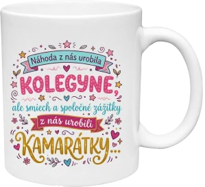Hrnček Náhoda z nás urobila kolegyne ...5 (s krabičkou)