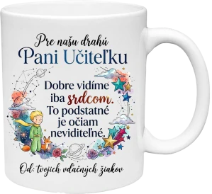 Darčekový hrnček pre pani učiteľku: „Malý princ“(s krabičkou)