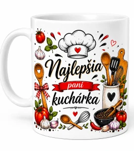 Najlepšia pani kuchárka – keramický hrnček (s krabičkou)