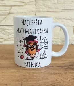 Hrnček Najlepšia matematikárka (s krabičkou)