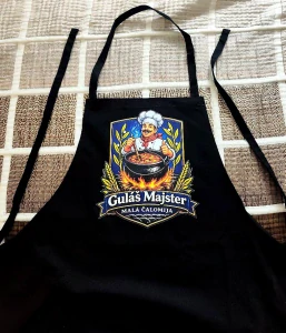 Personalizovaná zástera „Guláš Majster“ s potlačou pre obce a rôzne príležitosti