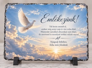 🕊️Spomienkový kameň holubica – Spomienka „Emlékezünk!“