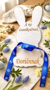 Drevená tabuľa pre malých šibačov Zajačik na darovanie peňazí