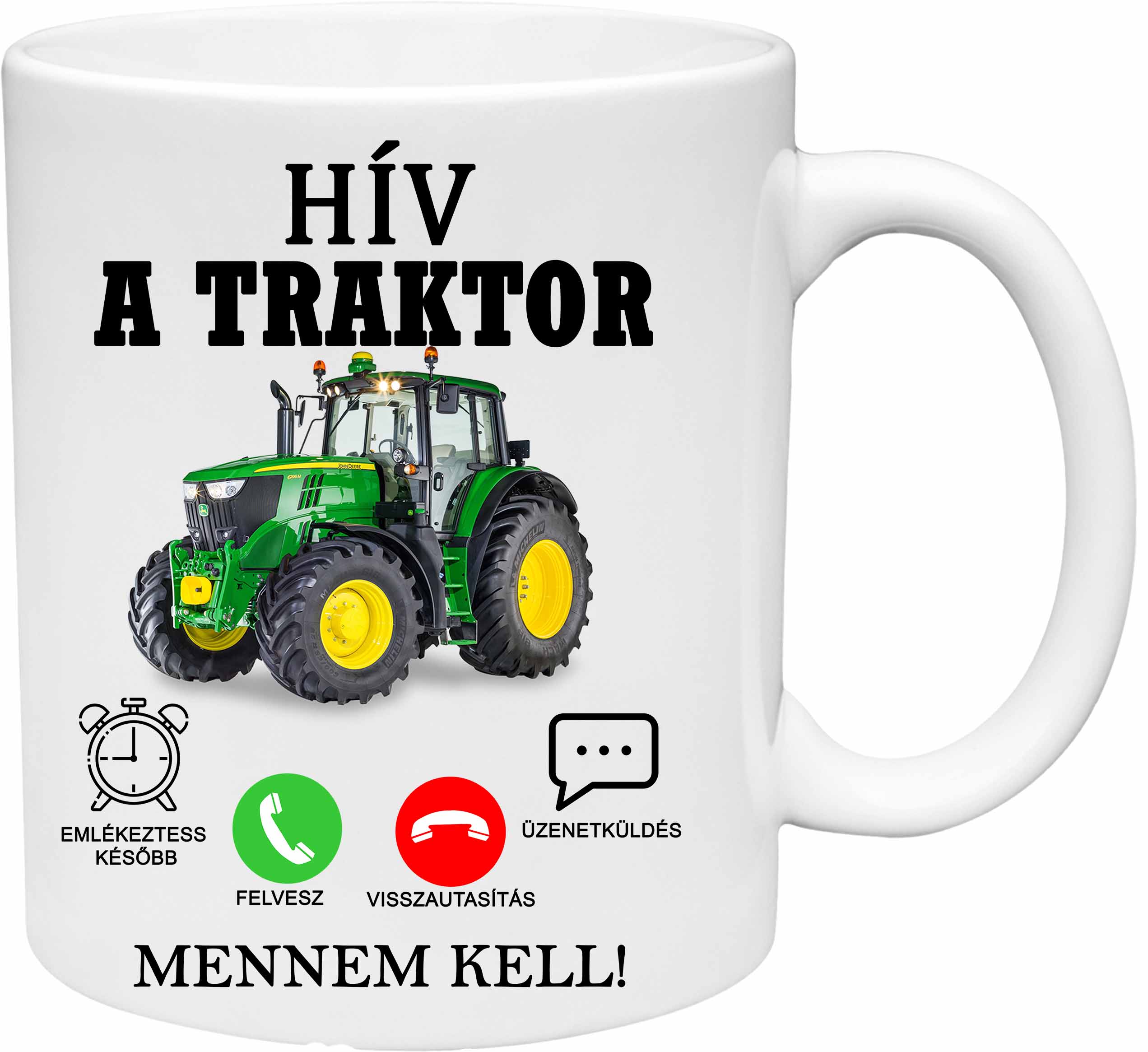 Hrnček Hív a traktor mennem kell! (s krabičkou)