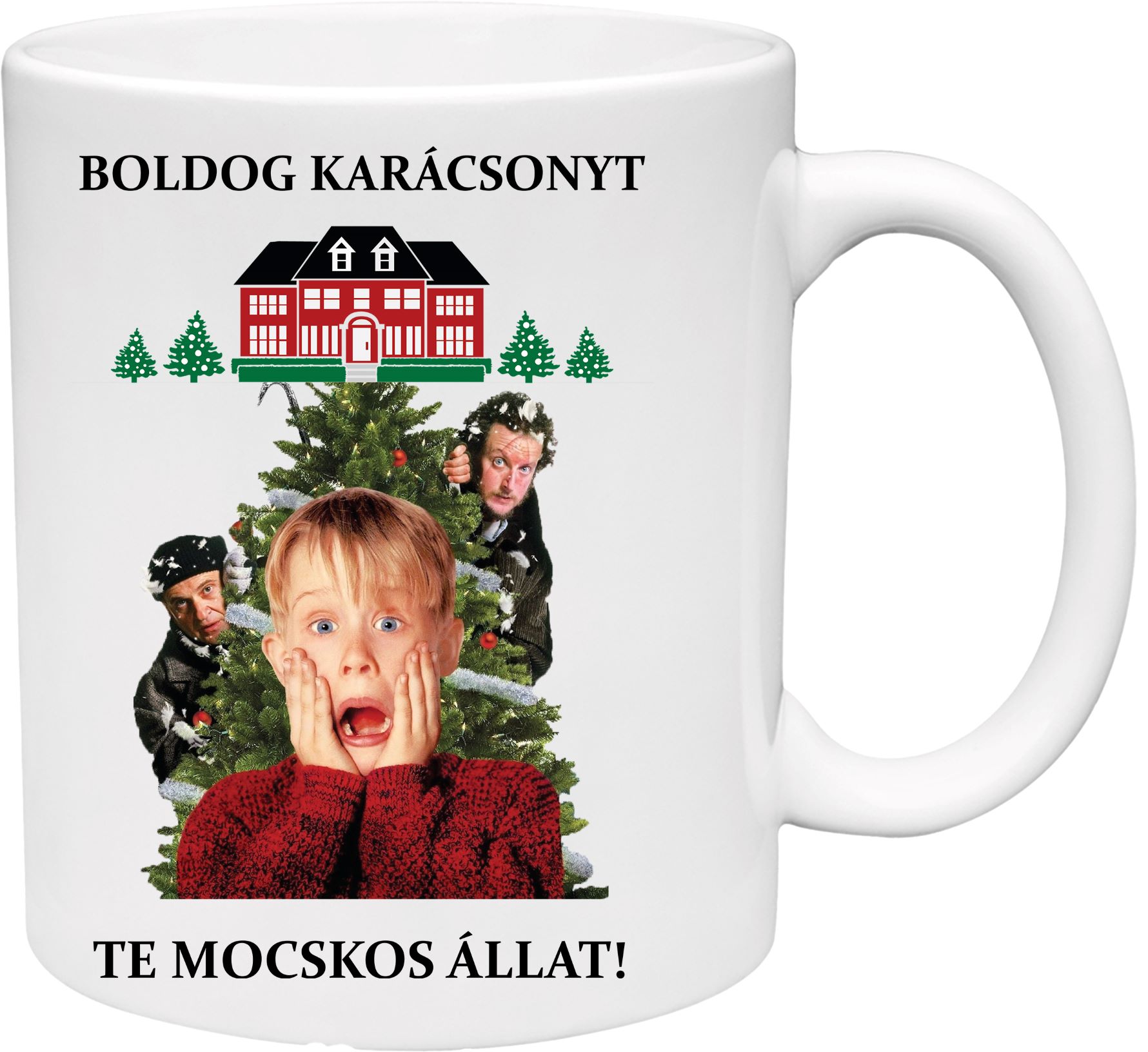 Hrnček Boldog Karácsonyt te mocskos állat!(s krabičkou)